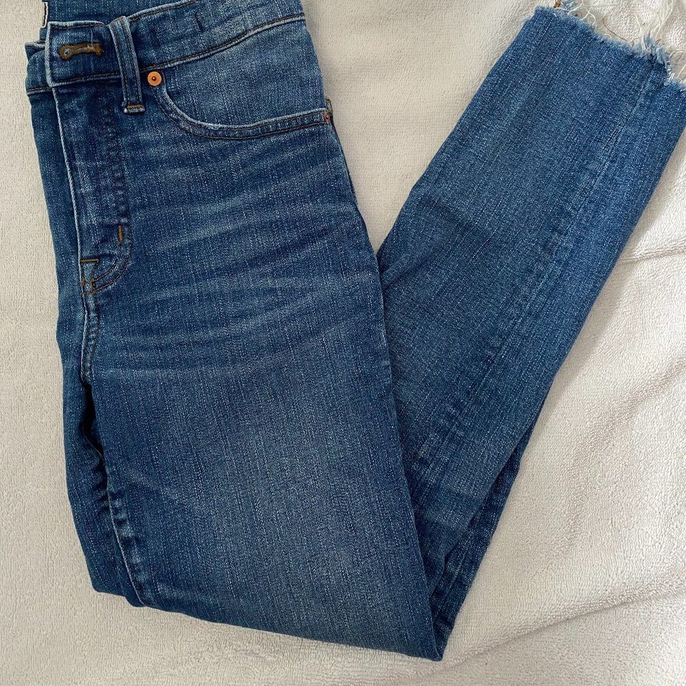 Madewell High Wasted Blue Jeans
